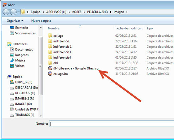 Como grabar una imagen ISO con Nero